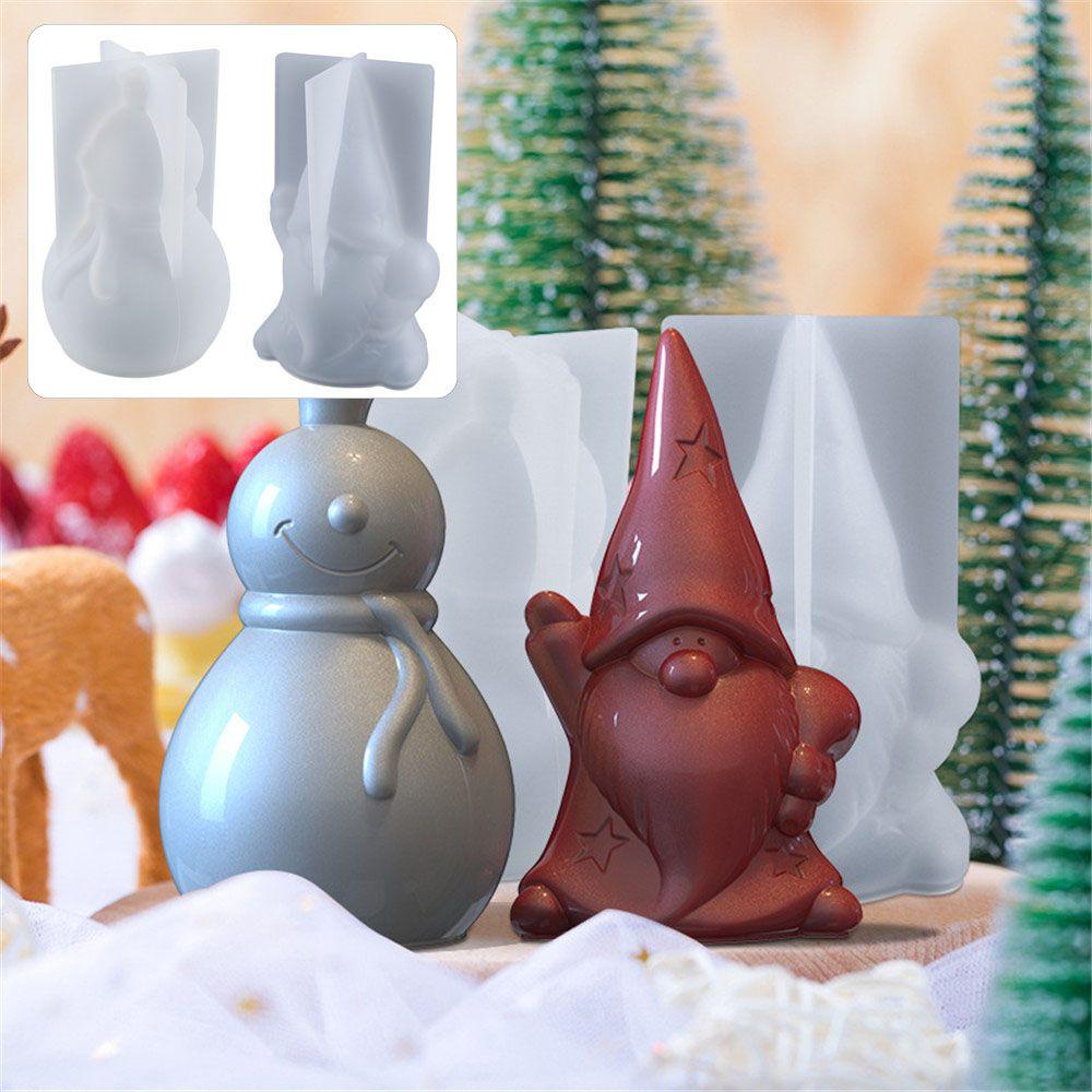 Khuôn Silicone Làm Trang Sức Hình Ông Già Noel