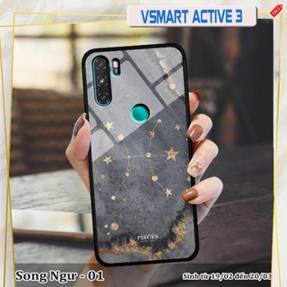 <HOT> Ốp lưng kính 3D Vsmart Active 3 cung hoàng đạo
