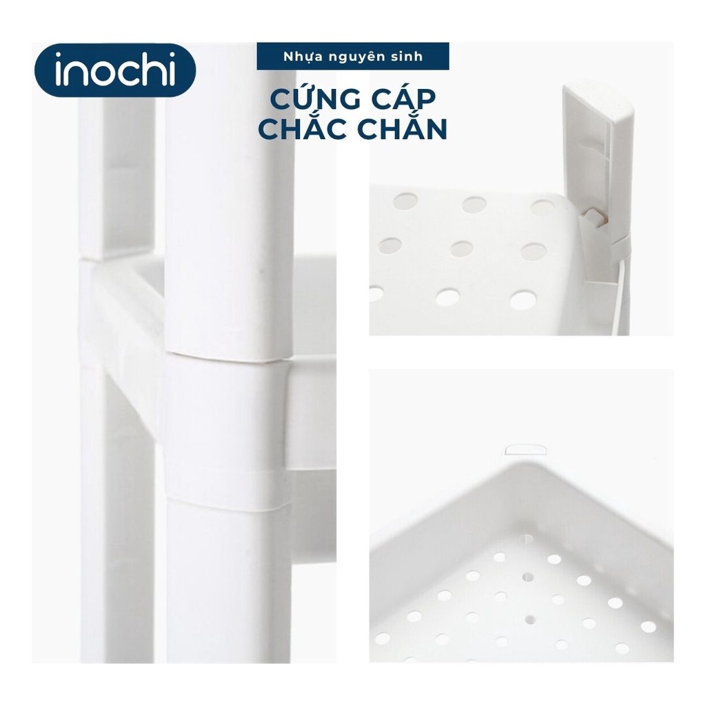 Kệ Nhựa Để Đồ Nhà Tắm, Nhà Bếp TOKYO INOCHI 2-3-4 Tầng/ Giá Kệ Để Chén Đũa, Gia Vị, Sữa Tắm,... Lắp Ráp Đa Năng