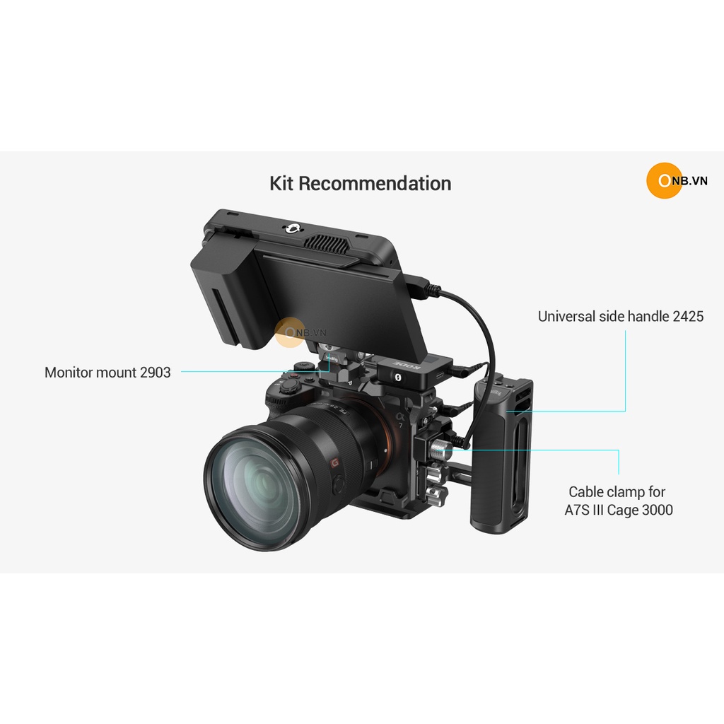 SmallRig Half Cage Sony Alpha a74 a7s3 a7r5 a7r4 code 3639