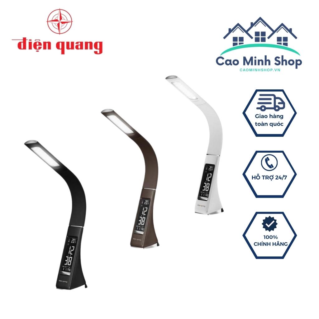 Đèn bàn học led Điện Quang, tích hợp sẵn đồng hồ hẹn giờ, cảm biến nhiệt độ, hàng cao cấp, chính hãng - Cao Minh Shop
