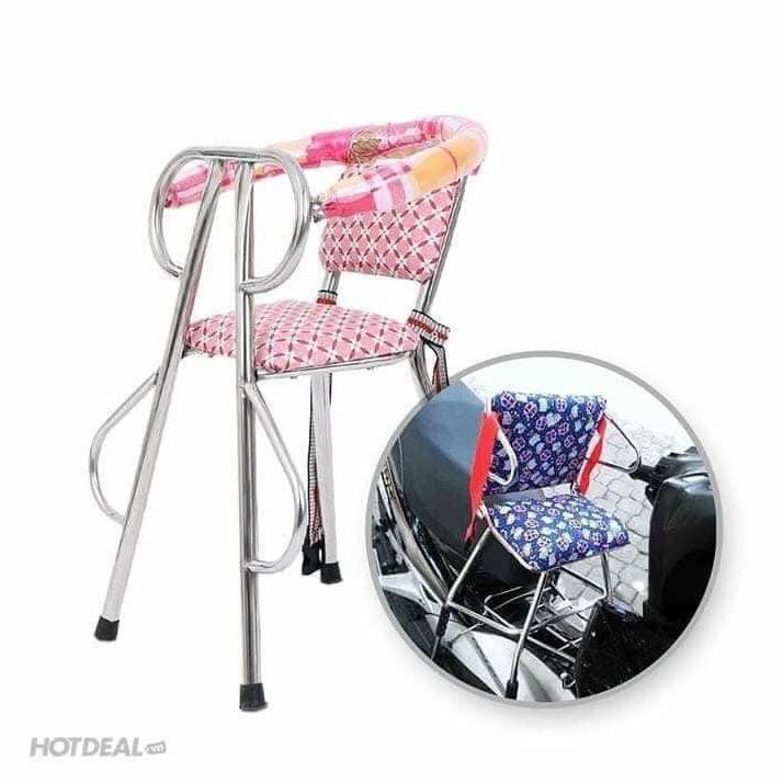 Ghế ngồi xe máy inox cao cấp, ngồi được xe ga và xe số