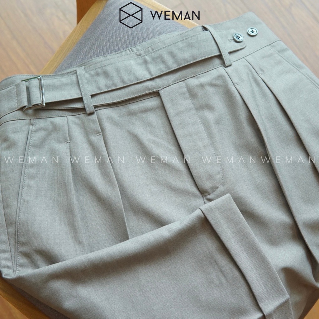 Quần short nam, Quần short nam sidetab chất liệu vải cao cấp thoáng mát, Thiết kế độc quyền WEMAN-SD02
