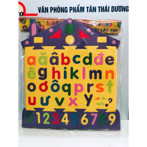 Bảng Chữ Cái Tiếng Việt Và Số Bằng Xốp Nhiều Màu Sắc Dành Cho Trẻ Em