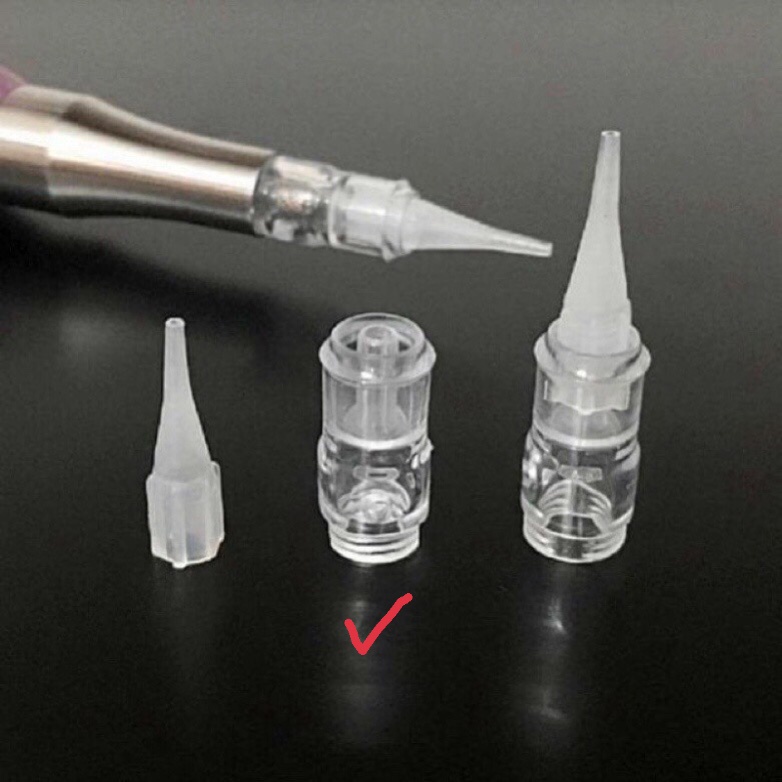 Đầu Ghép Máy Phun Xăm Thần Thánh Có Chỉnh Kim, Tích Điện Việt Nam