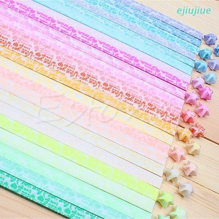Set 30 giấy gấp ngôi sao may mắn màu dạ quang