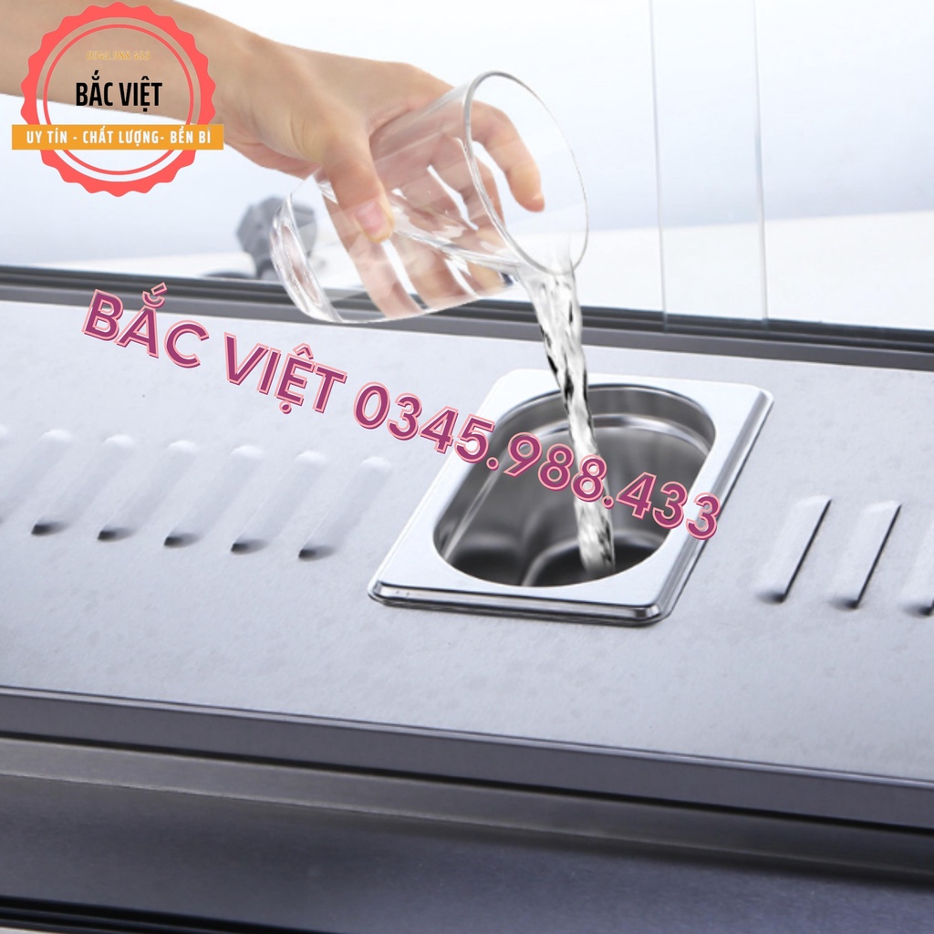 Tủ giữ nóng trưng bày gà rán , các loại đồ ăn chiên nóng loại kính vuông 3 tầng model NB-603- Bảo hành 12 tháng