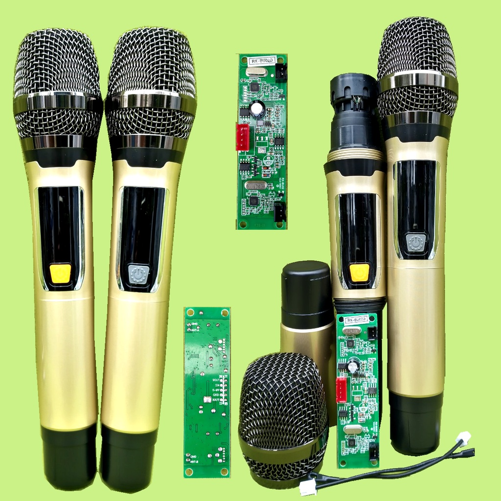 Micro không dây loa kéo UHF dùng Pin 18650 có chống hú