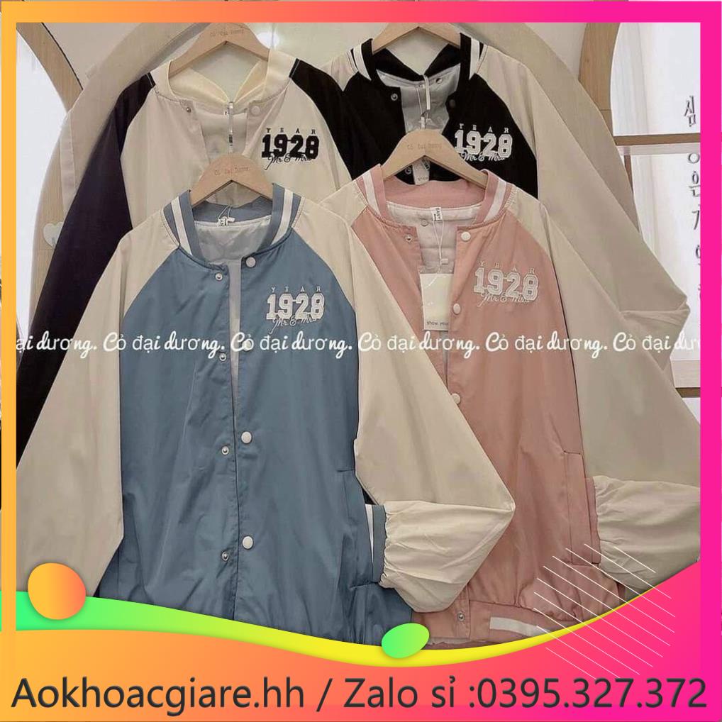 Áo khoác nam nữ dù bomber 1928