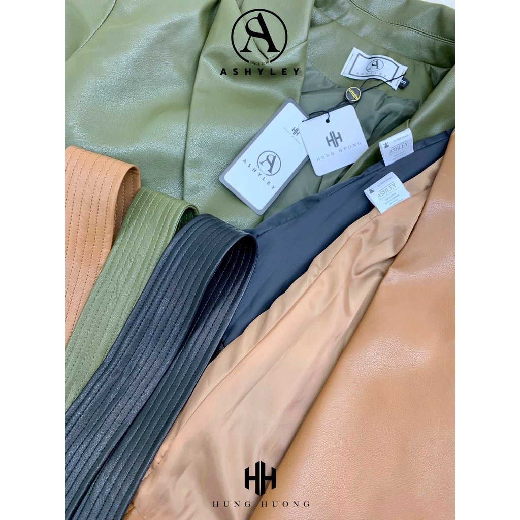 ÁO VEST DA DÁNG DÀI KÈM BELT SIÊU XINH