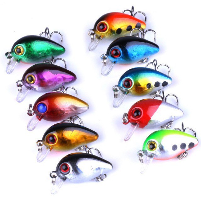 COMBO 10 MỒI RUỒI CÂU LURE RÔ PHI, RÔ TA, LÓC, SỘP...