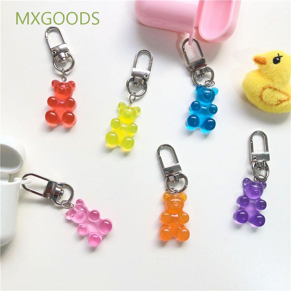 Móc Chìa Khóa Hình Gấu Gummy Nhiều Màu Dễ Thương Cho Nữ