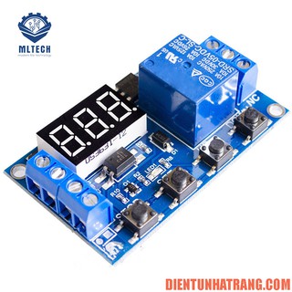 Mạch tạo trễ đóng ngắt relay có hiển thị Led