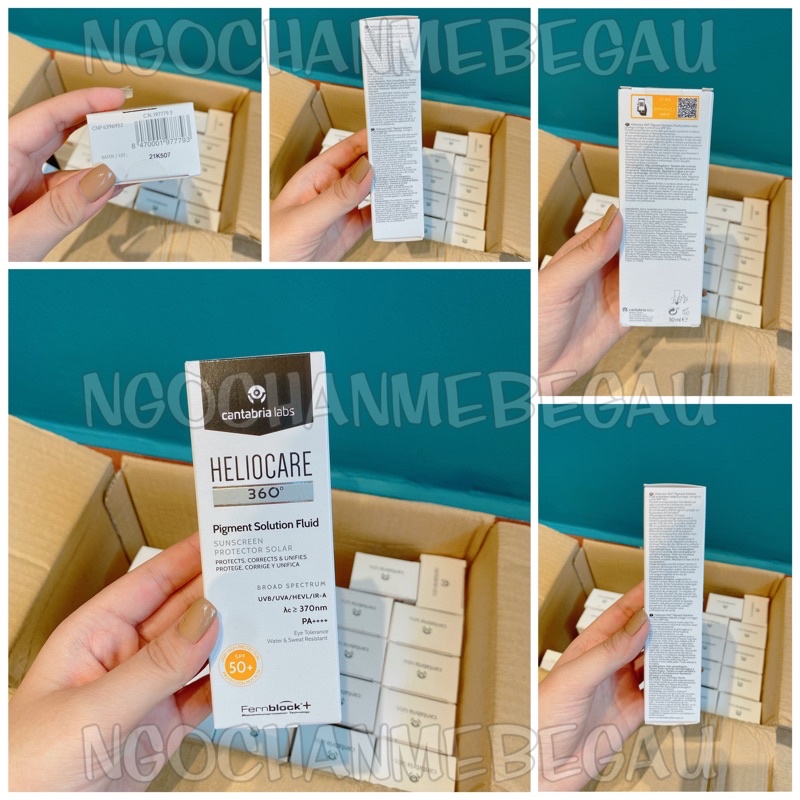 Kem chống nắng Heliocare Pigment Solution Fluid 50ml