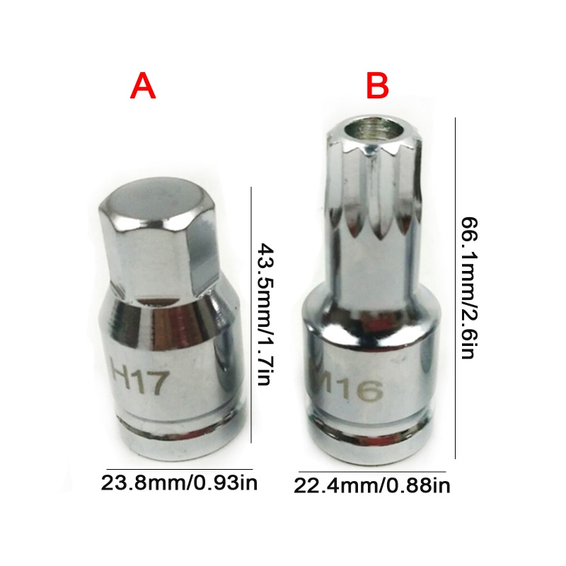 Cờ Lê Sửa Chữa Lỗ Thoát Nước Đáy Dầu M16 H17