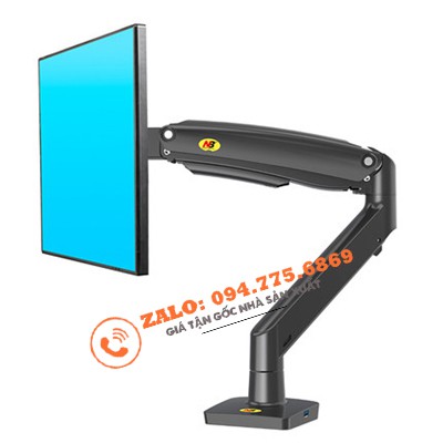 [Đen &amp; Trắng] Giá Treo Màn Hình Máy Tính NB-F100A 22-35 Inch - Tay Treo Màn Hình Đa Năng