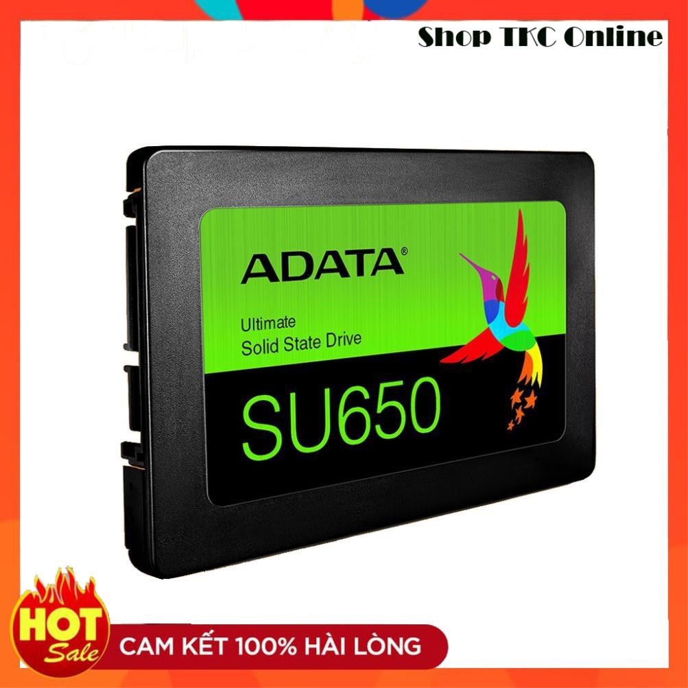 ⚡ Ổ cứng SSD Adata 120G 120GB SU650 chính hãng - tặng kèm cáp sata3 kết nối máy PC