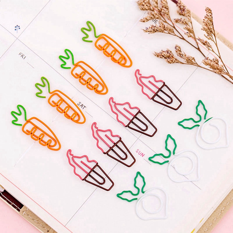 Kẹp giấy hình củ cà rốt dễ thương tiện dụng