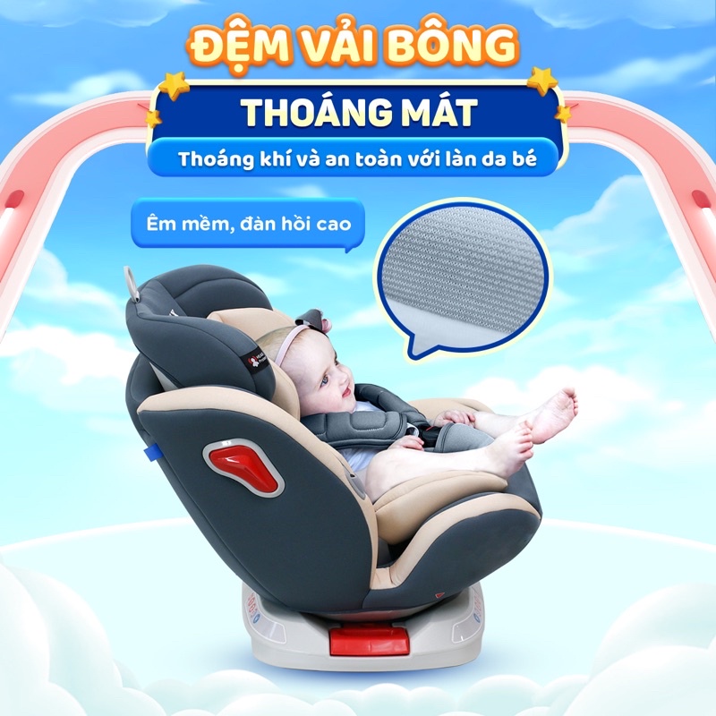 Ghế ngồi ô tô dành cho bé sơ sinh đến 4 tuổi CHILUX ROY ALPHA - An Toàn