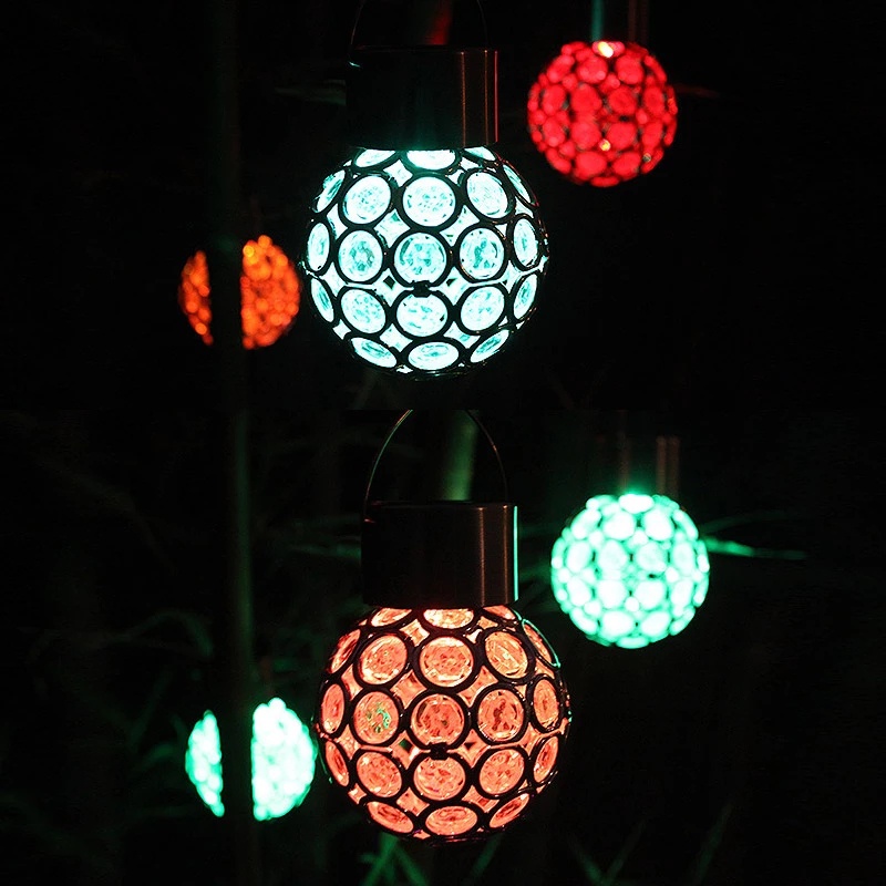 Đèn LED Treo Trang Trí Sân Vườn Nhiều Màu Sắc Chống Thấm Nước