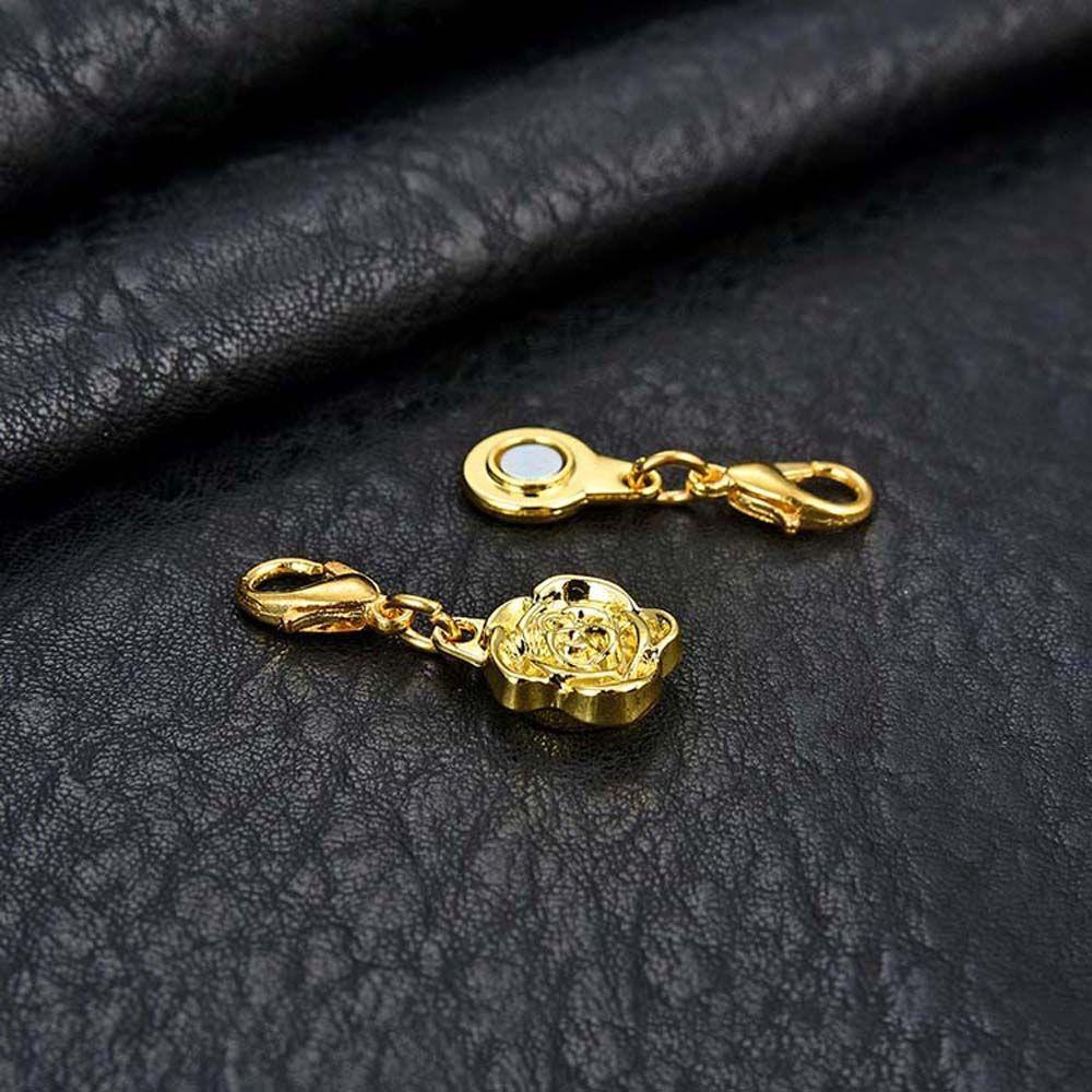 Khóa Lọ Hoa Hồng Tháo Rời Được|Vòng cổ Chuỗi Xích Thay Thế Hình Bông Hoa