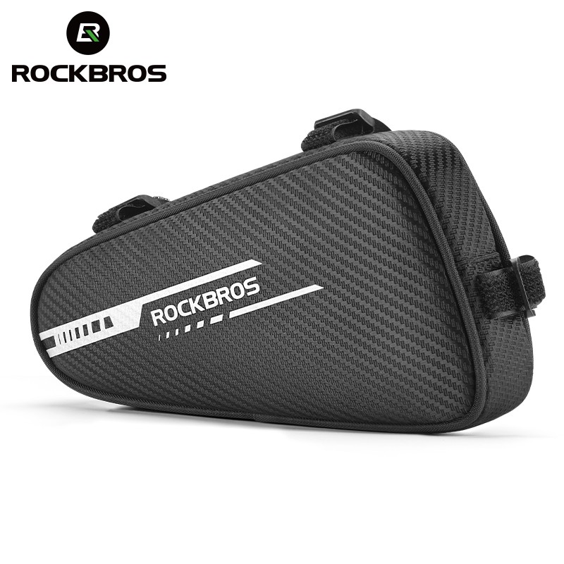 Túi gắn khung xe đạp ROCKBROS dệt chéo phản quang không hỗ trợ cảm ứng sức chứa 1.2L