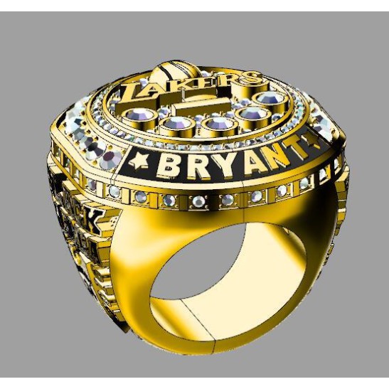 Nhẫn Nam Khắc Chữ Lakers Kobe 20 Tuần # 1