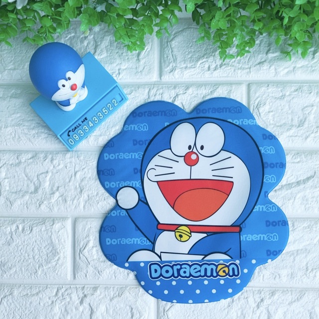 LÓT CHUỘT 3D KITTY &amp; DORAEMON