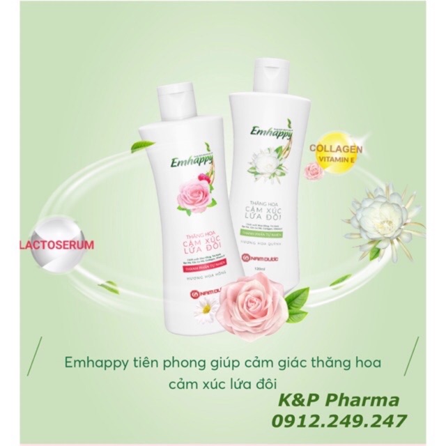 Emhappy | Dung dịch vệ sinh phụ nữ cao cấp 120ml