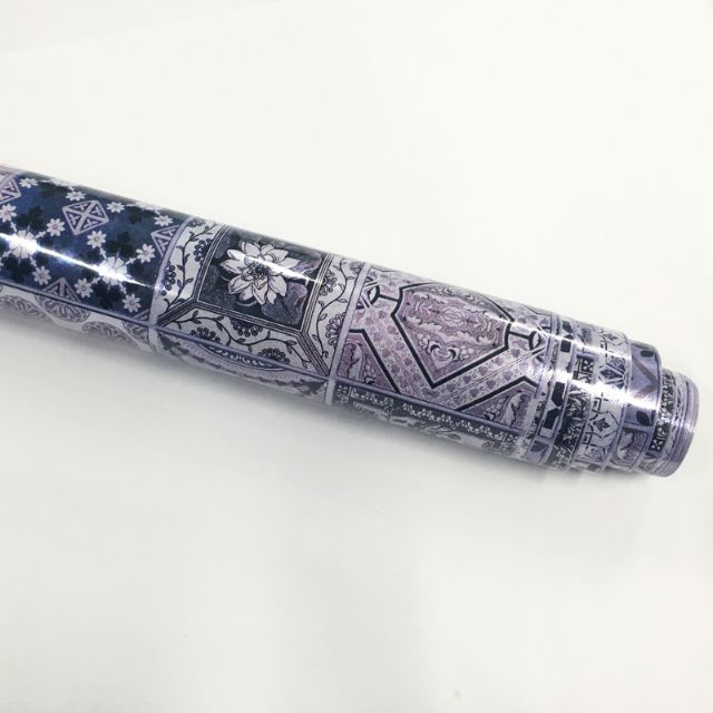 Cuộn 5m Giấy cách nhiệt chống  nóng hoa văn xám khổ rộng 60cm