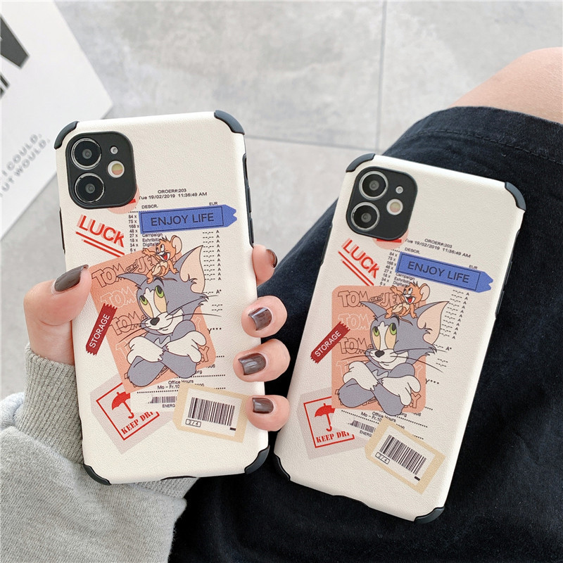 Ốp Lưng Tpu Họa Tiết Tom & Jerry Thời Trang Cho Oppo A92 A72 A52 A92S A91 A83 A1 A312020 A8 A92020 A52020 A11X A53 A31 A3 A12E F9 Edge C1