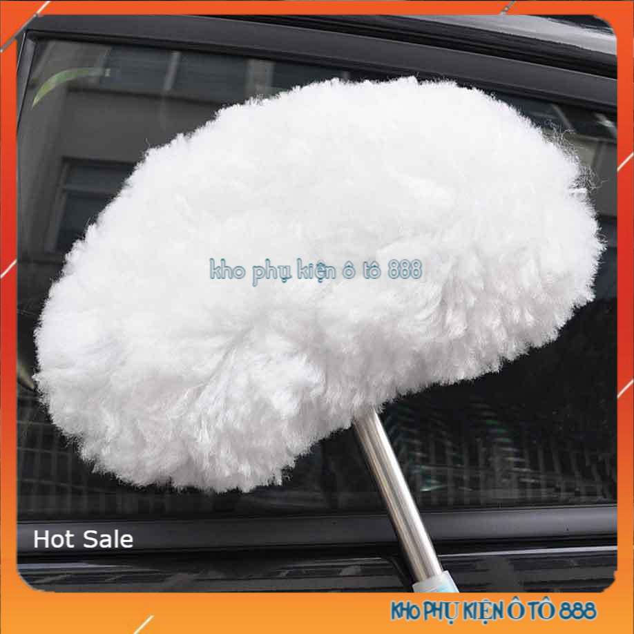 Cây lau rửa xe ô tô cán dài lông siêu mềm