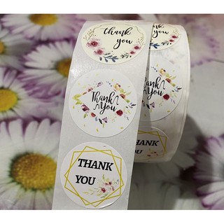 50 cái tem dán Thank You