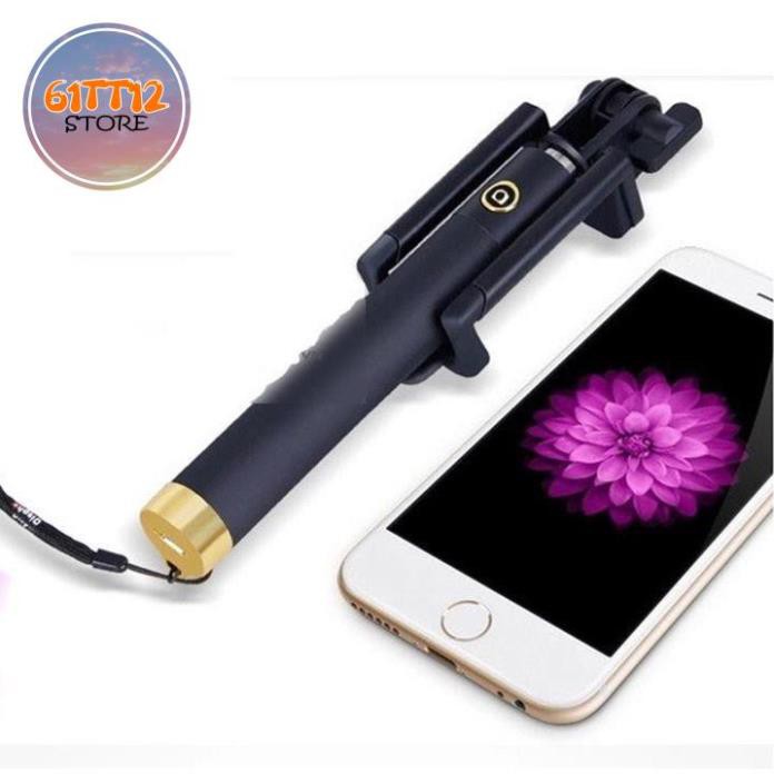 Gậy Chụp Hình Selfie Xi Sắt Kết Nối Dây Jack 3.5mm