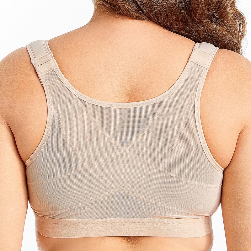 Áo Ngực Khoá Trước Định Hình Bigsize Không Gọng