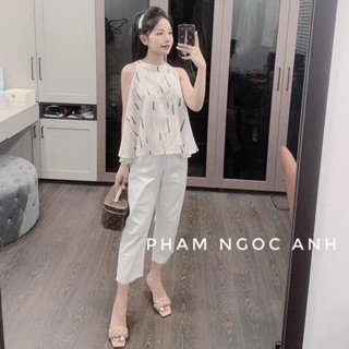 Set Hot hit áo sát nách mix quần đũi