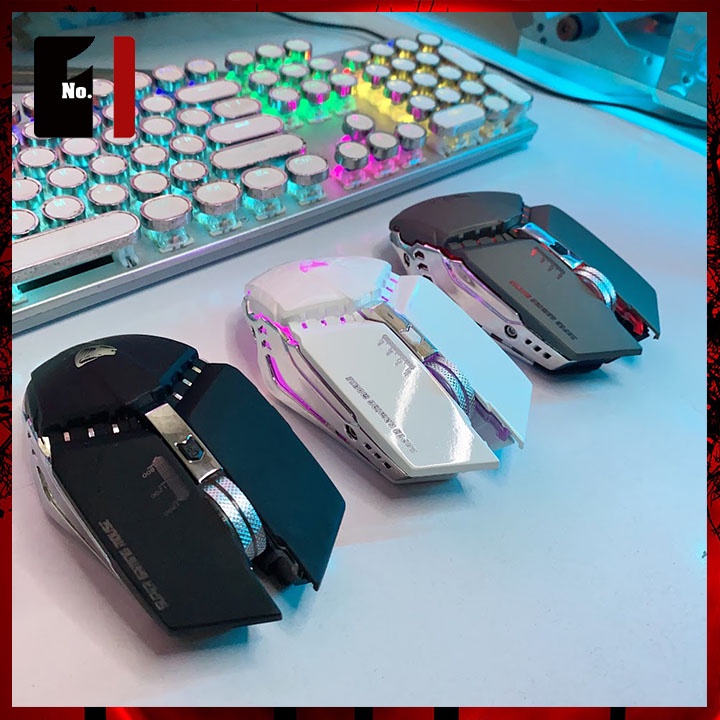 Chuột Gaming Không Dây Máy Tính T-WOLF Q15 Led Rgb Mouse Chuột Ko Dây Wireless Vi Tính Laptop Chơi Game Siêu Nhậy
