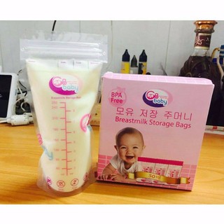Hộp 50 túi trữ sữa GB Baby - Hàn Quốc