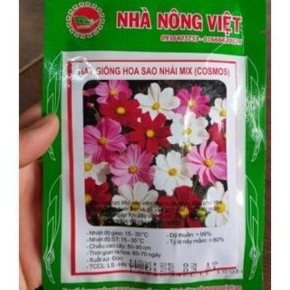 Hạt giống hoa sao nhái Mix (COSMOS) xuất xứ Đức Số lượng 100H
