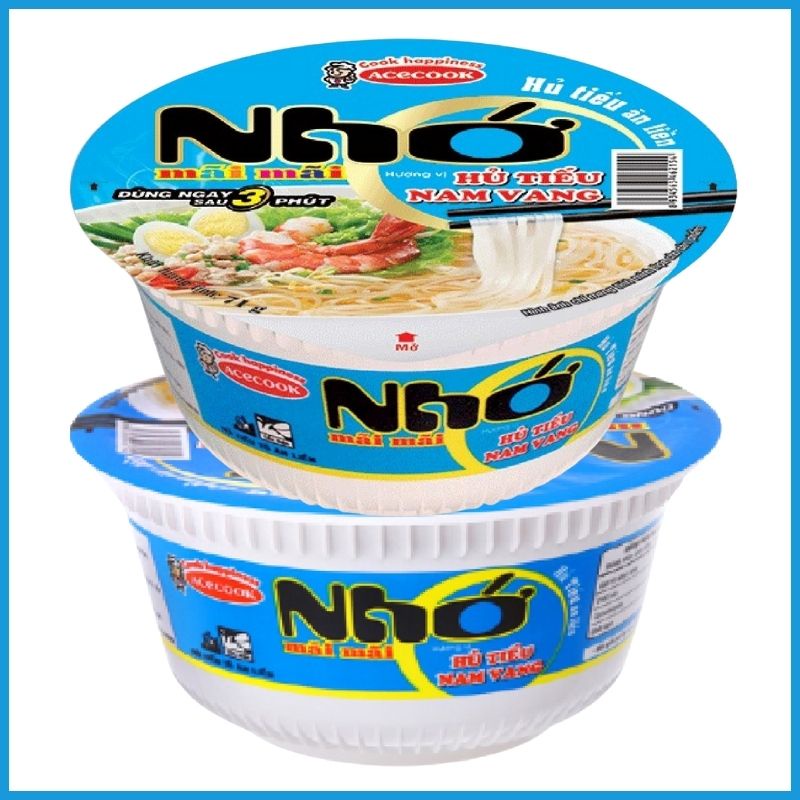 Nhớ Mãi Mãi Hủ Tiếu Nam Vang thùng 12 tô x71g MHTNV01