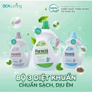 Nước giặt xả 2 in 1 Purcle organic 3800ml