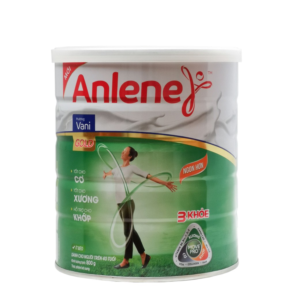 Sữa bột Anlene hương Vani 800g