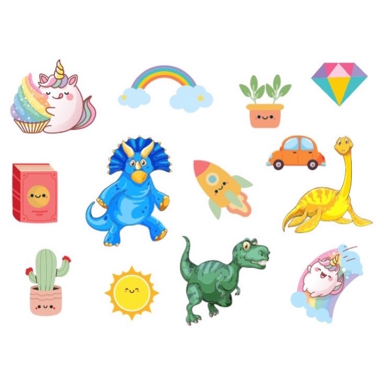 Sticker dán dễ thương cho bé