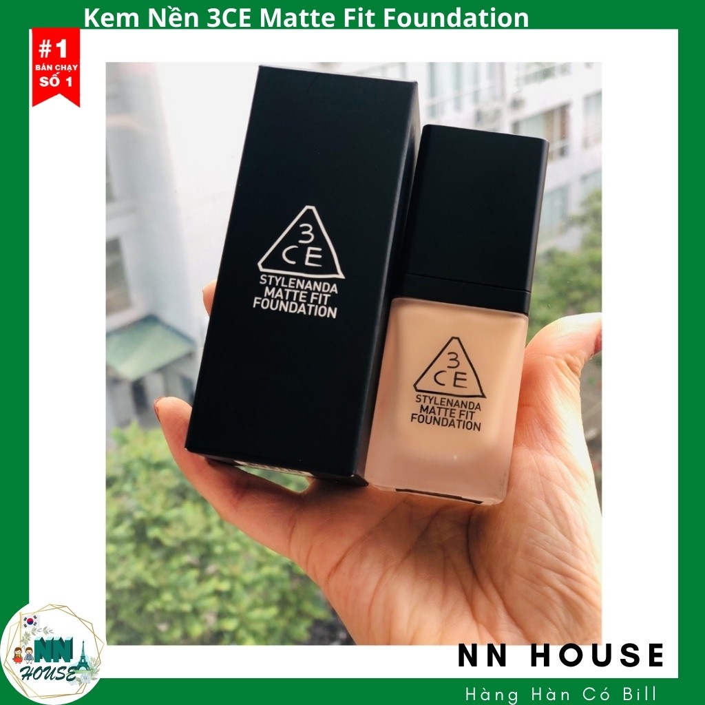 Kem Nền 3CE Matte Fit Foundation 35ml, SPF 50+ PA+++ che phủ tốt, thẩm thấu nhanh - NN HOUSE | BigBuy360 - bigbuy360.vn