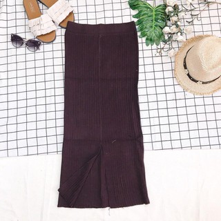 👗👗Chân váy len midi