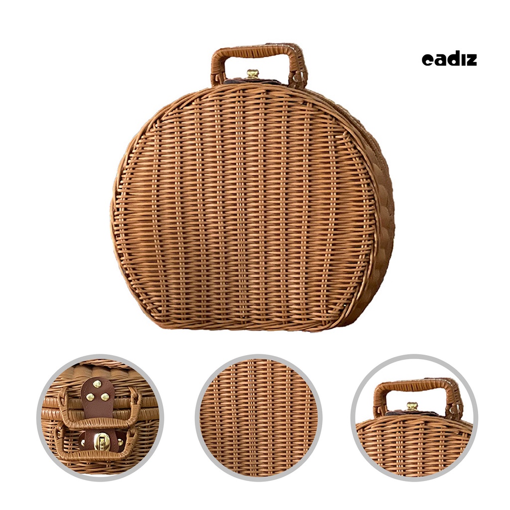 Hộp đựng đồ đan mây handmade sức chứa lớn chống mòn đa năng