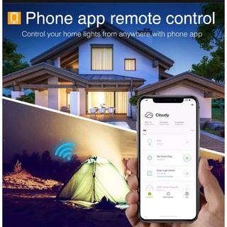 Đèn ốp trần/ bóng đèn Wifi Tuya