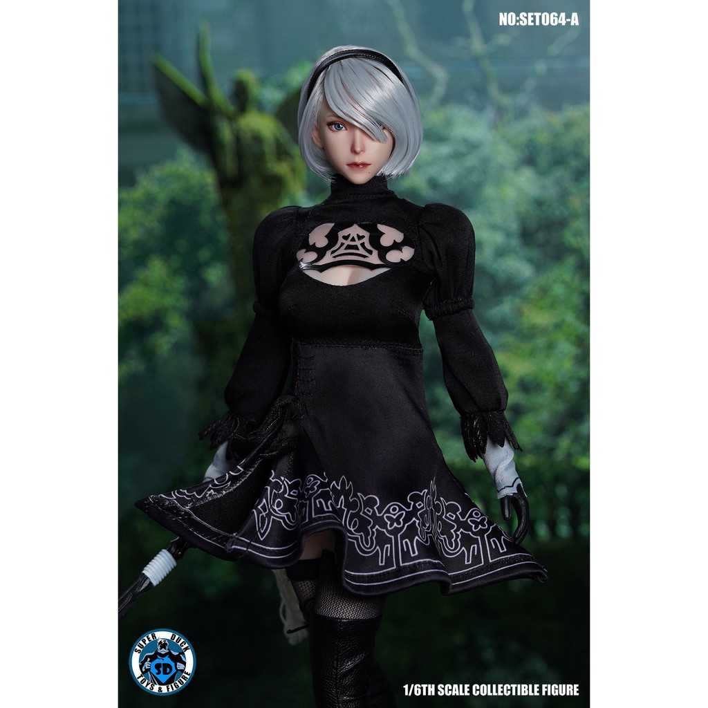 Mô hình bíp bê, figure 1:6 Super Duck 2B trong NieR: Automata bản váy dành cho Body S42A