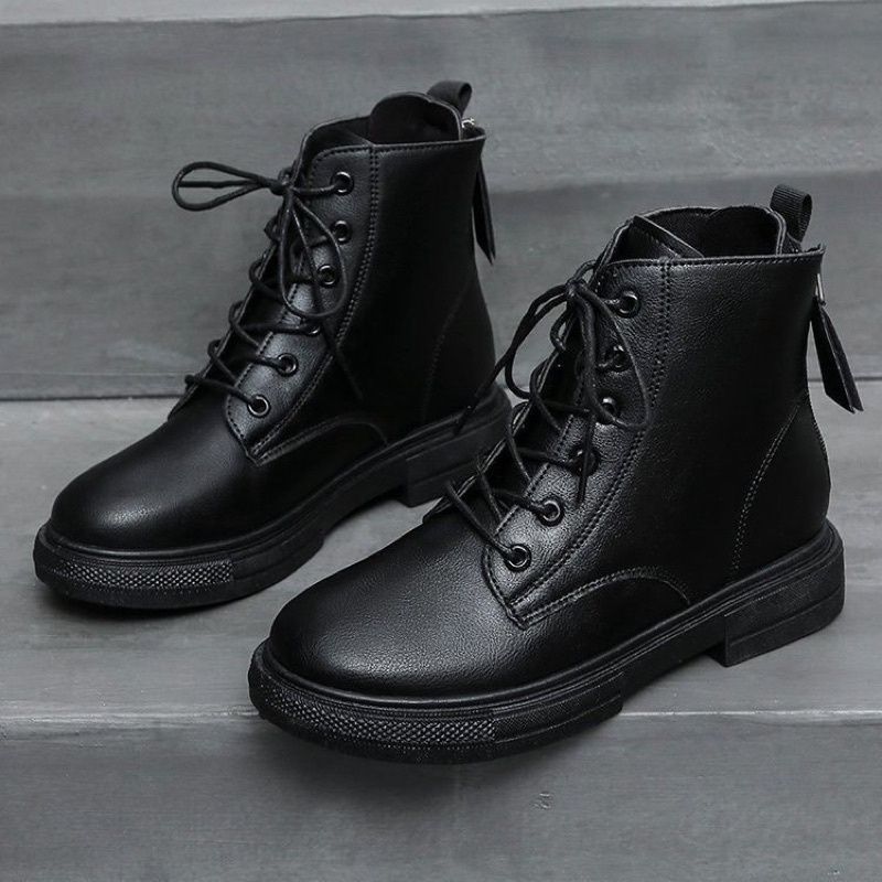Boot đen cao cổ 2 khóa -BOOT XINH 2 KHOÁ SAU