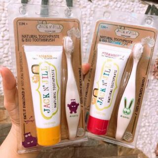 Set bàn chải và kem đánh răng Jack N' Jill cho bé